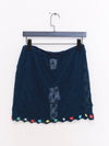 YANYAN KNITS 25 Spring/Summer BORLOR Camisole/Woven Lined Mini Skirt YYK-YYW25-0772-ZQ Navy Skirt YYW25-0081